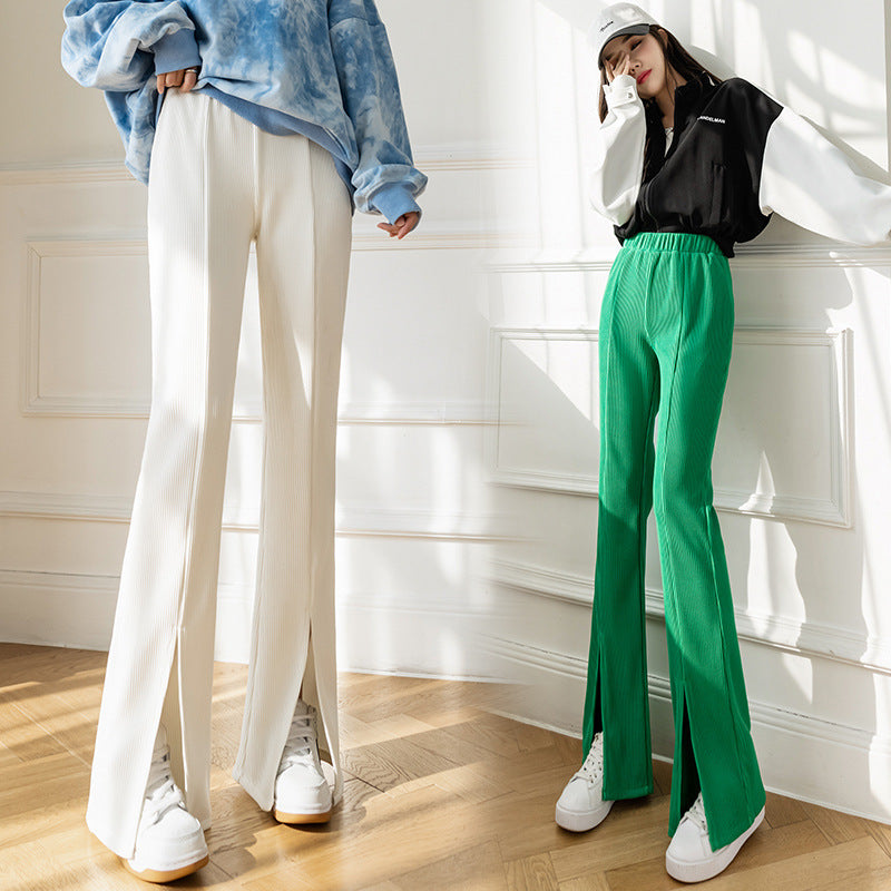 Female Loose Drag Straight Casual Pants