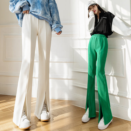 Female Loose Drag Straight Casual Pants