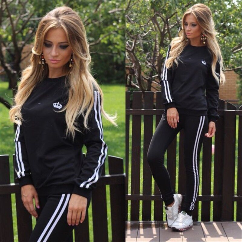 Sexy female casual sports suit